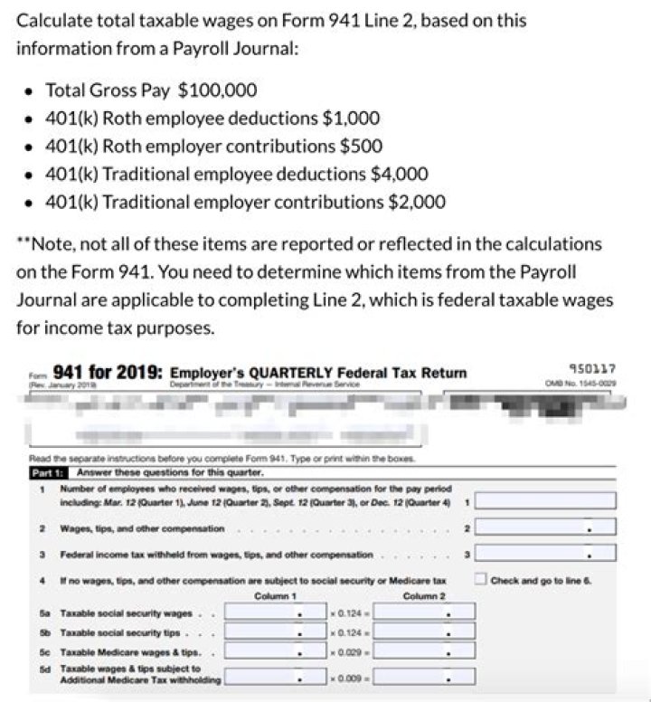 Are gross wages reported on 941?