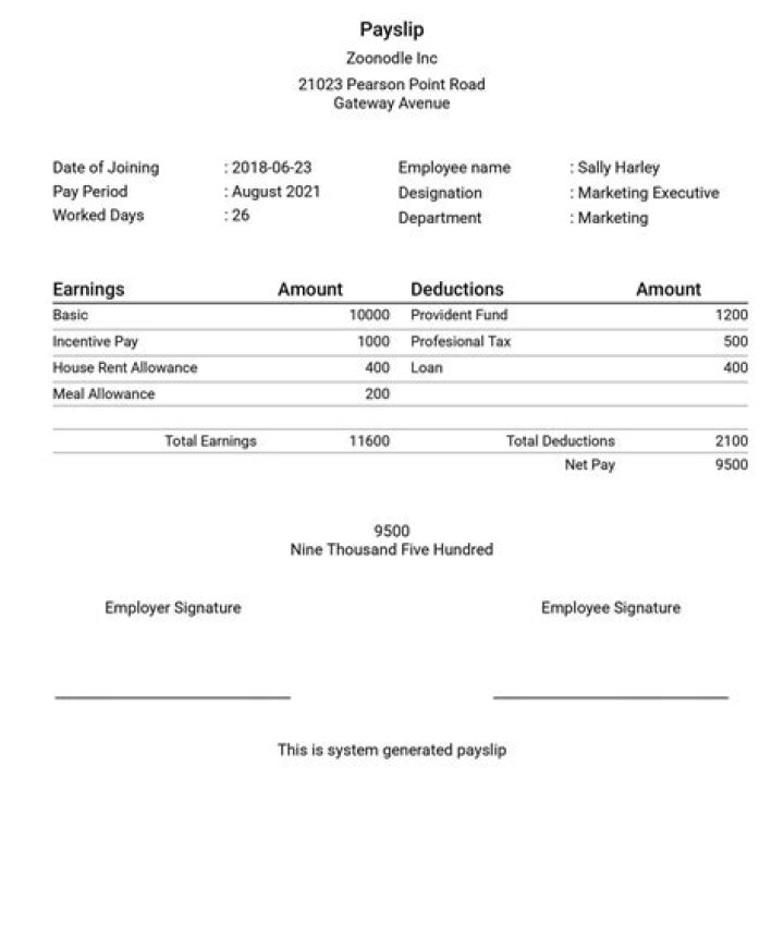 Can a payslip be amended?