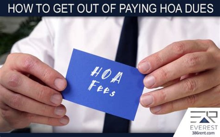 Can I stop paying HOA fees?