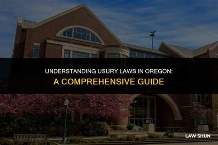 Does California have a usury law?