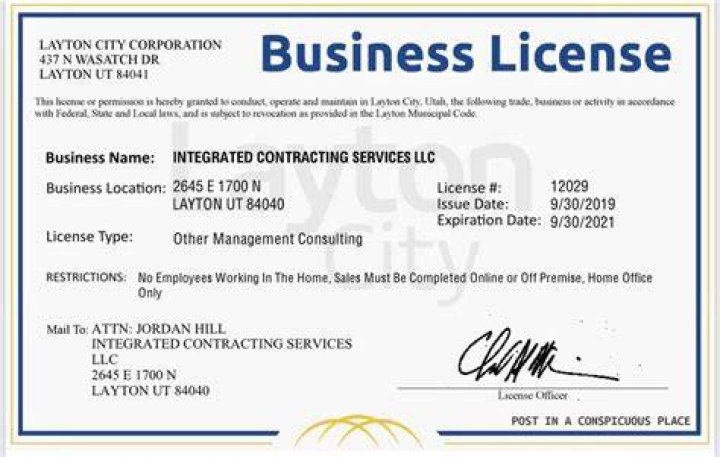 Does TX require a business license?