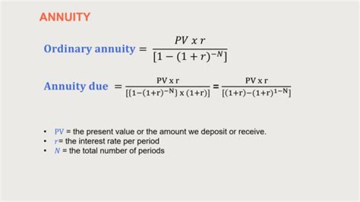 How do you calculate ordinary annuity?