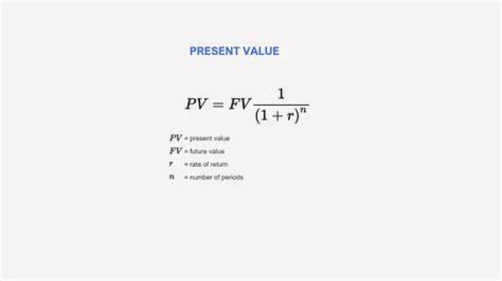 How do you calculate present value of equipment?