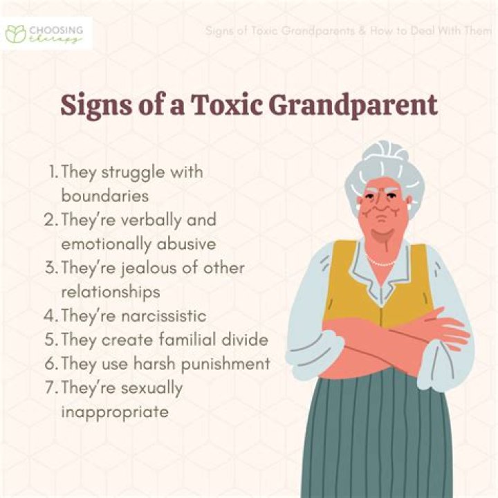 How do you deal with a toxic grandmother?