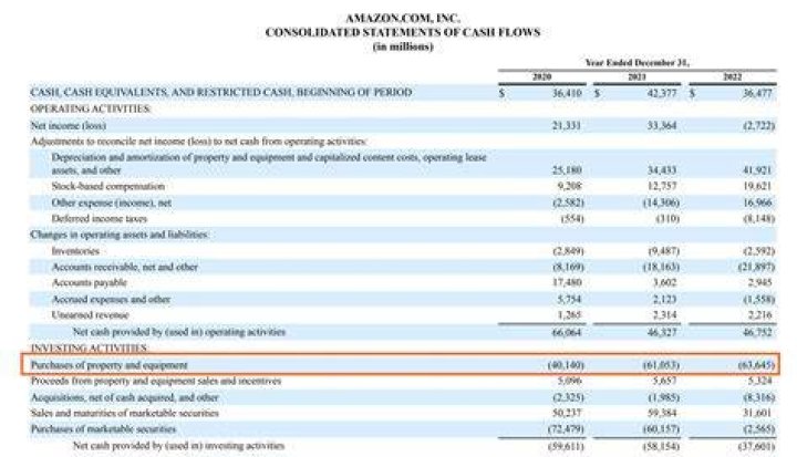 How do you enter capital expenditures?