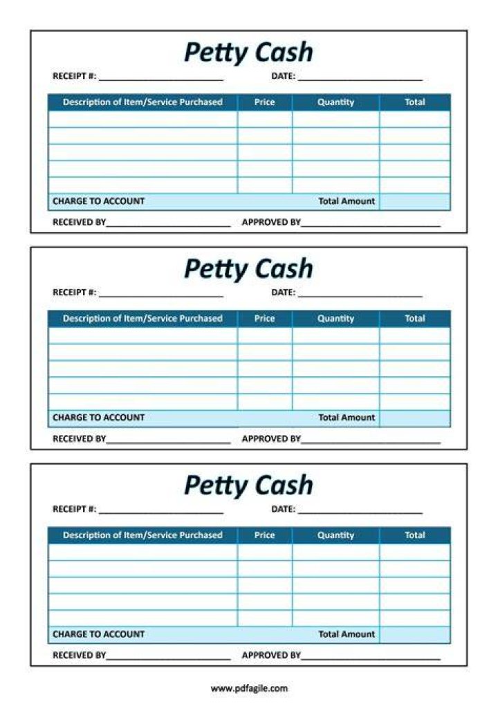 How do you maintain petty cash?
