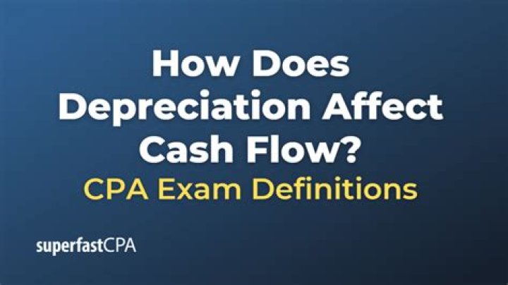 How does taxes affect cash flow?