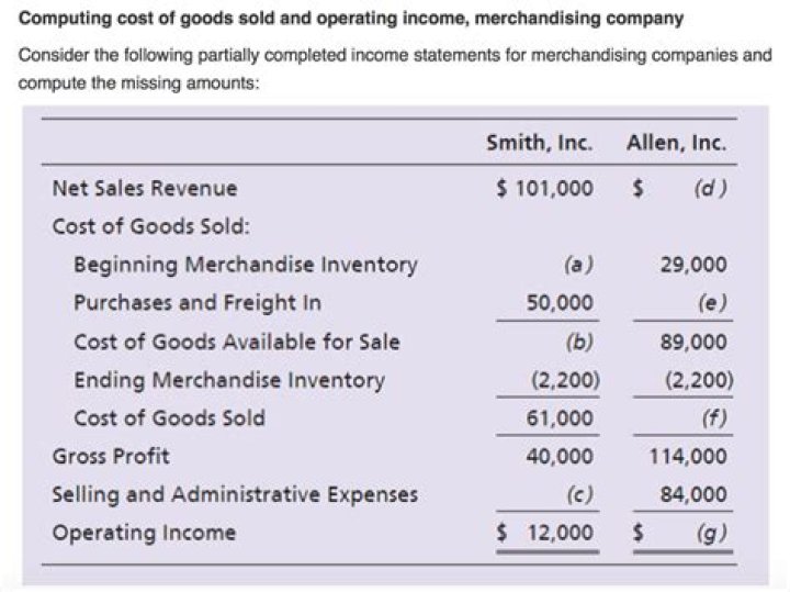 Is net income the same as cost of goods sold?