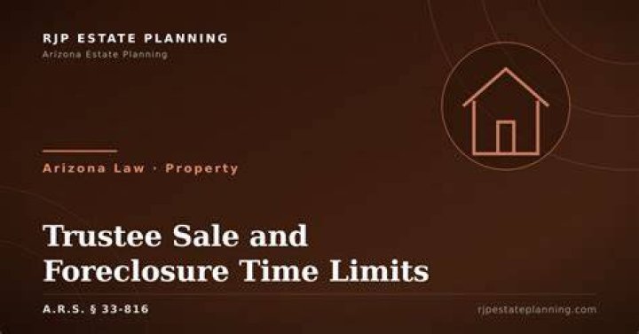 Is trustee sale same as foreclosure?