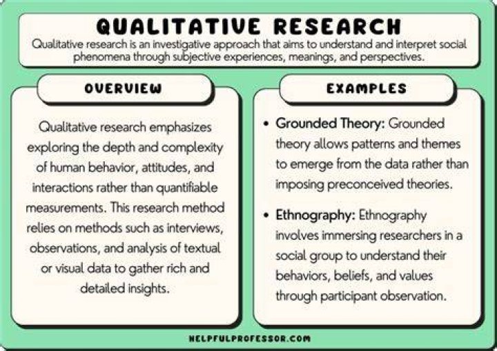 What are examples of qualitative?