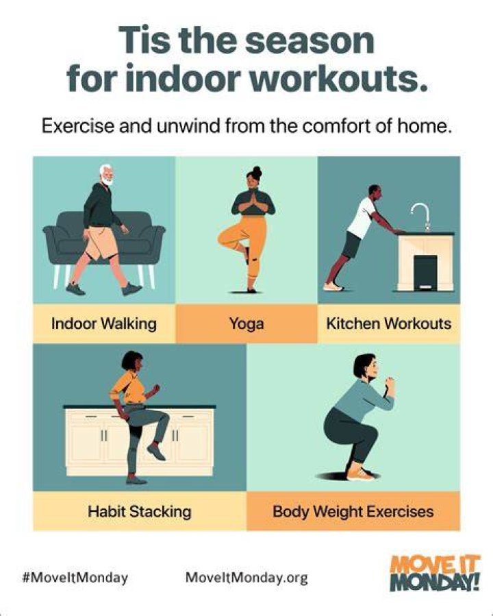 What are some ways to exercise indoors?