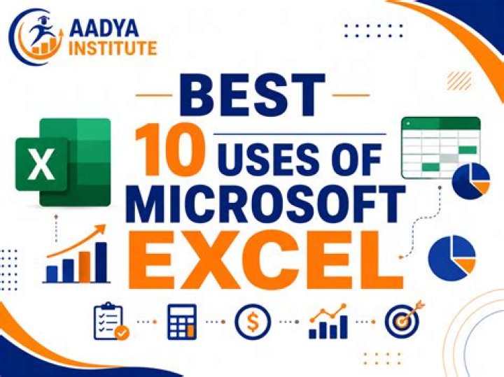What are the 10 uses of Microsoft Excel 3?