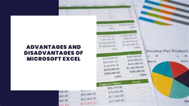 What are the advantages and disadvantages of Excel?