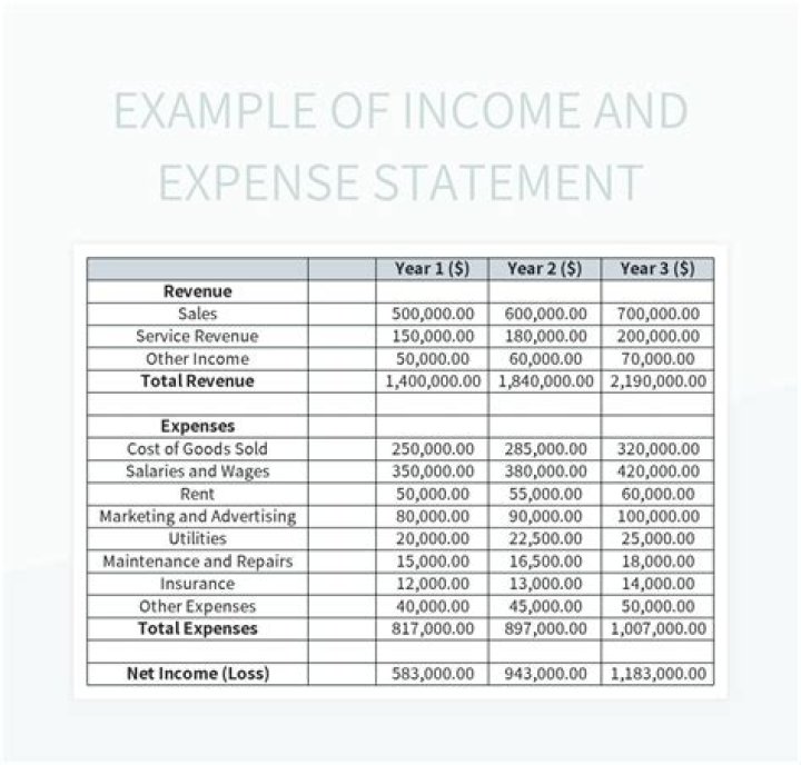 What are the expenses in income statement?