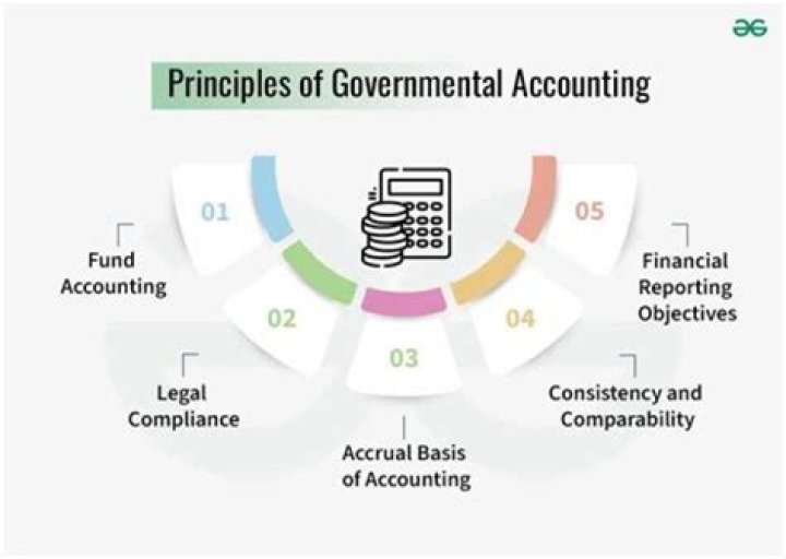 What are the three features of government accounting?