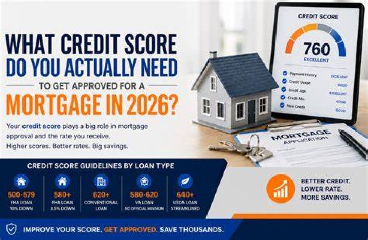 What credit score is needed for Pulte Mortgage?