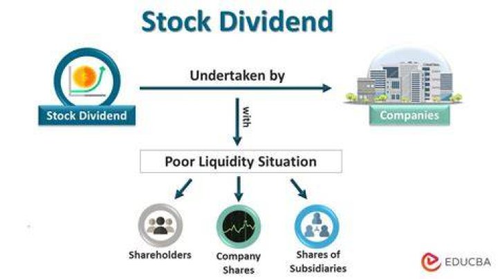 What happens when a company declares a stock dividend?