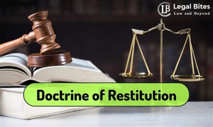 What is a restitution period?
