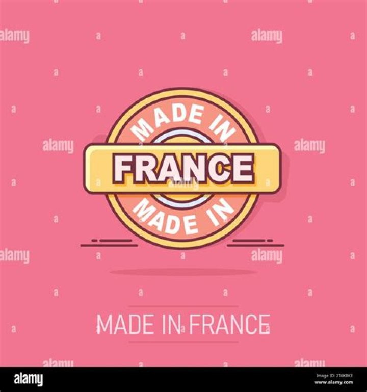 What is manufactured in France?