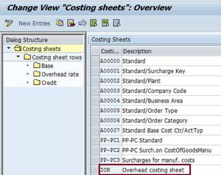 What is overhead costing in SAP?