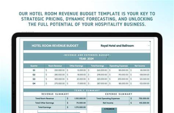 What is room revenue in a hotel?