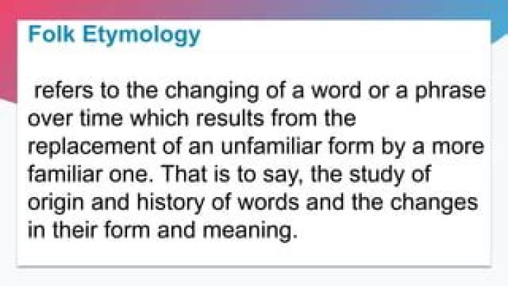 What is the etymology of the word familiar?