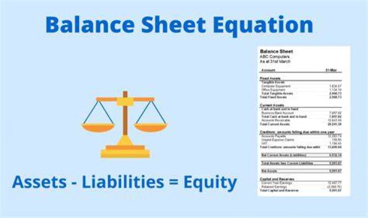 What is the meaning of balance sheet equation?