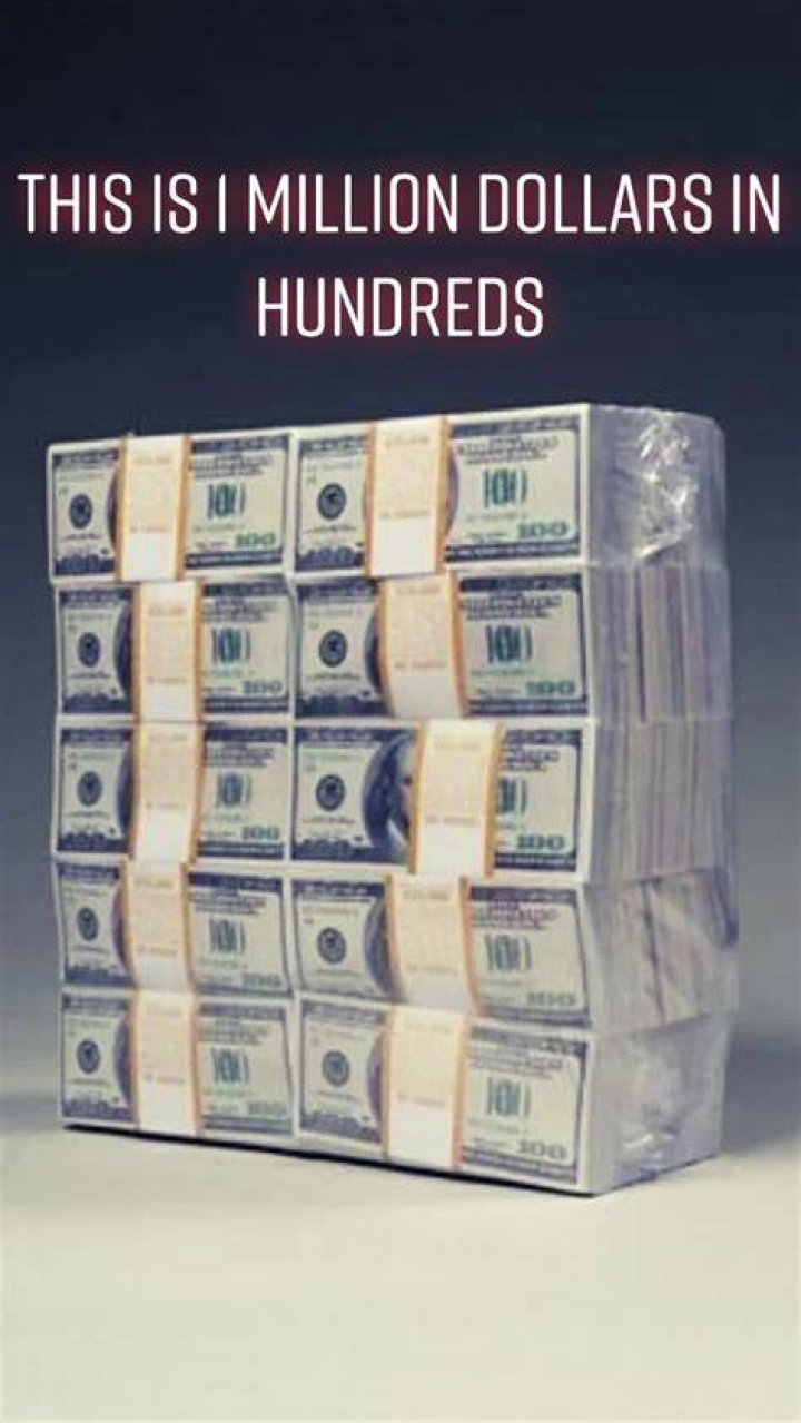What is the size of 1 million dollars?