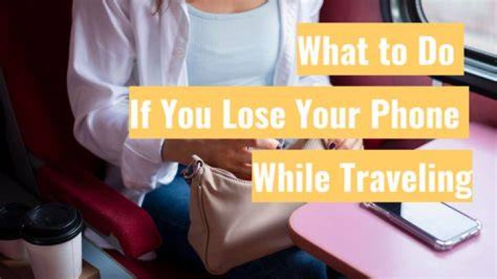 What to do if you lose your phone on a bus?
