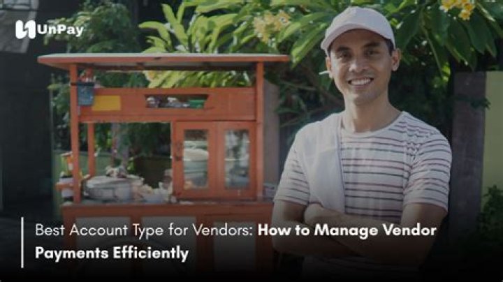 What type of account is a vendor?