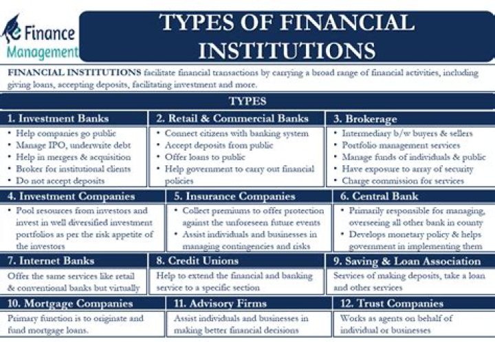 What type of financial institution is an insurance company?