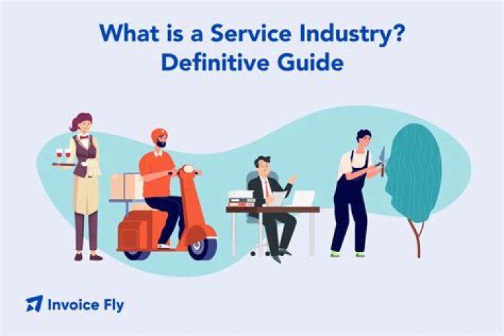 Which industry provides a service?
