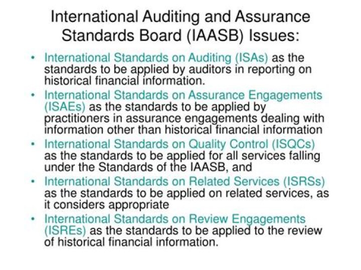 WHO issues auditing standards in UK?