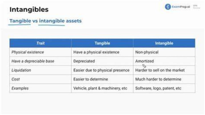 Why cash is intangible asset?