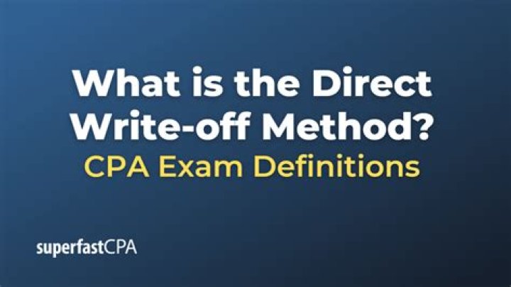 Why GAAP does not recognize the direct write-off method?
